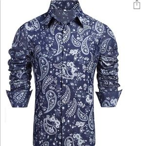 Men’s Casual Long Sleeve Button Down